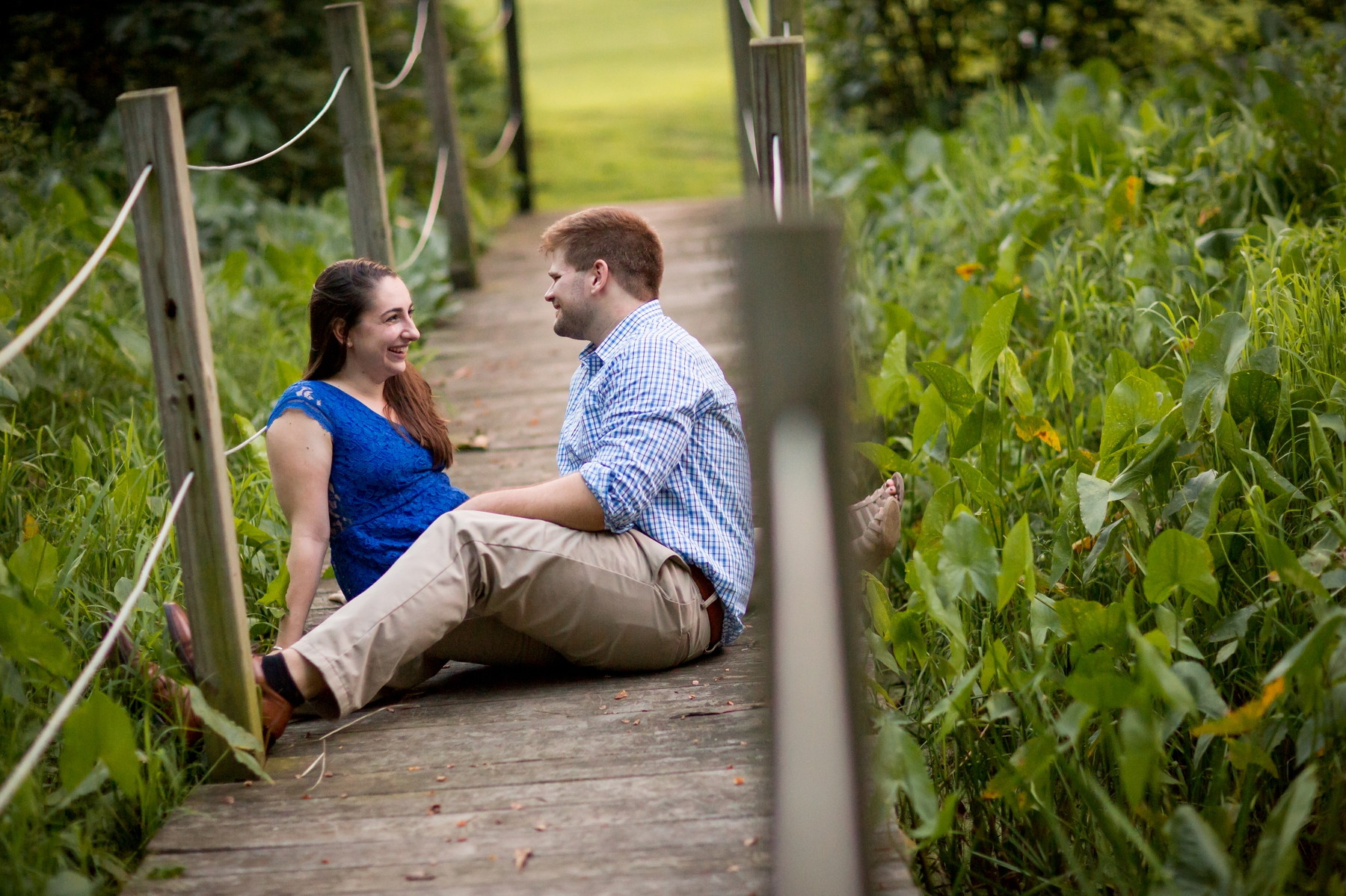 fun engagement photos at Fort Hunter